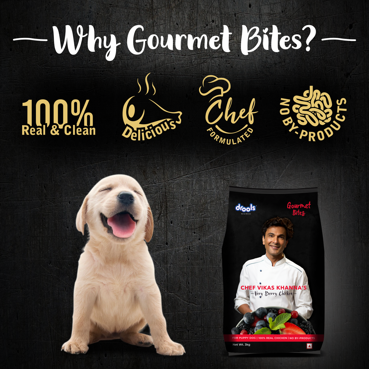 Drools Gourmet Bites Chef Vikas Khanna&