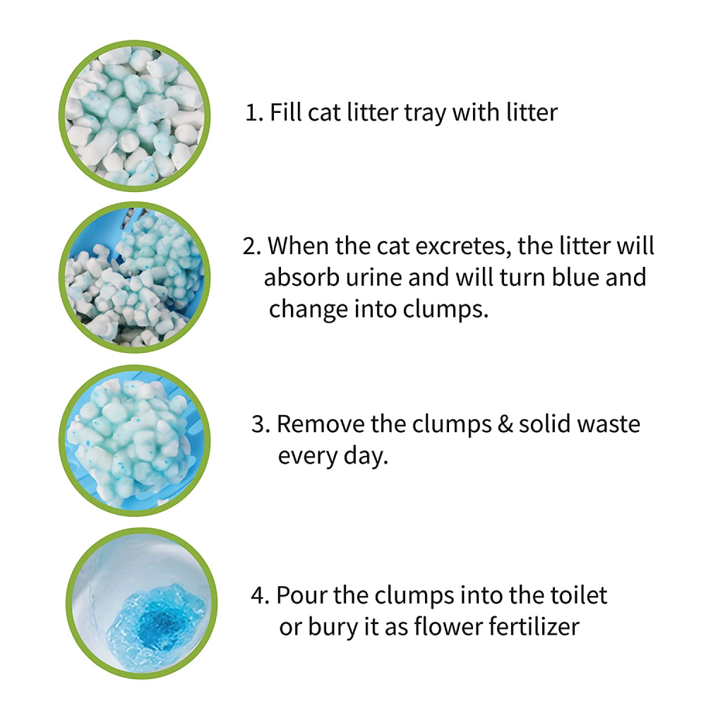 Goofy Tails Recycled Paper Clumping Litter with free Goofy Tails Litter Fresh Deoderiser for Cats