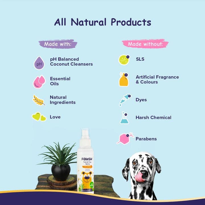 Pawsh Tick & Flea Spray