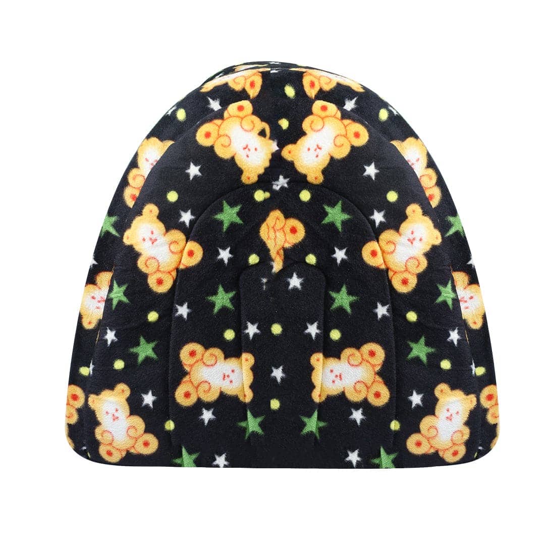 Hiputee Soft Velvet Baby Printed Cave House for Pets