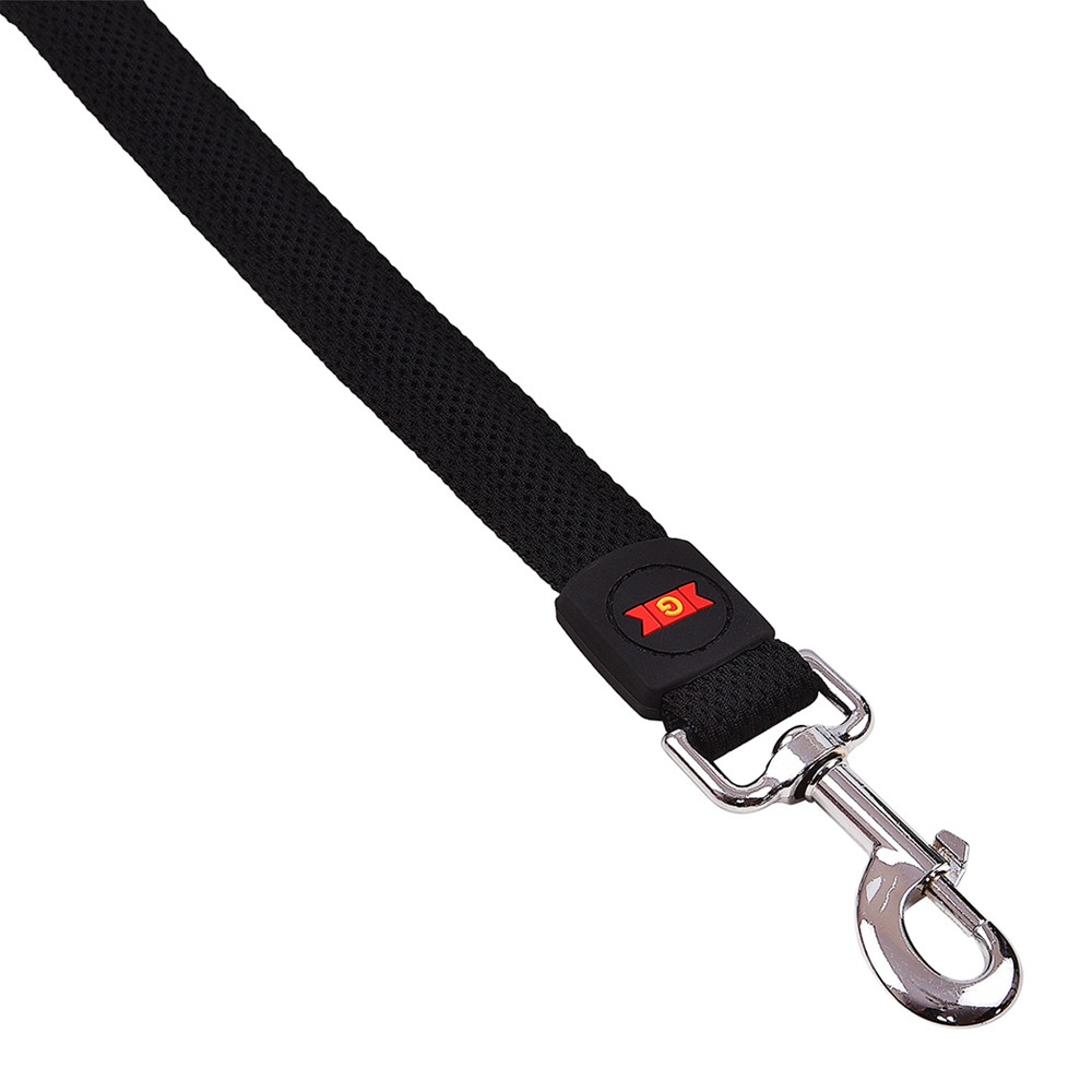 Glenand Nylon Mesh Leash for Dogs (Black)
