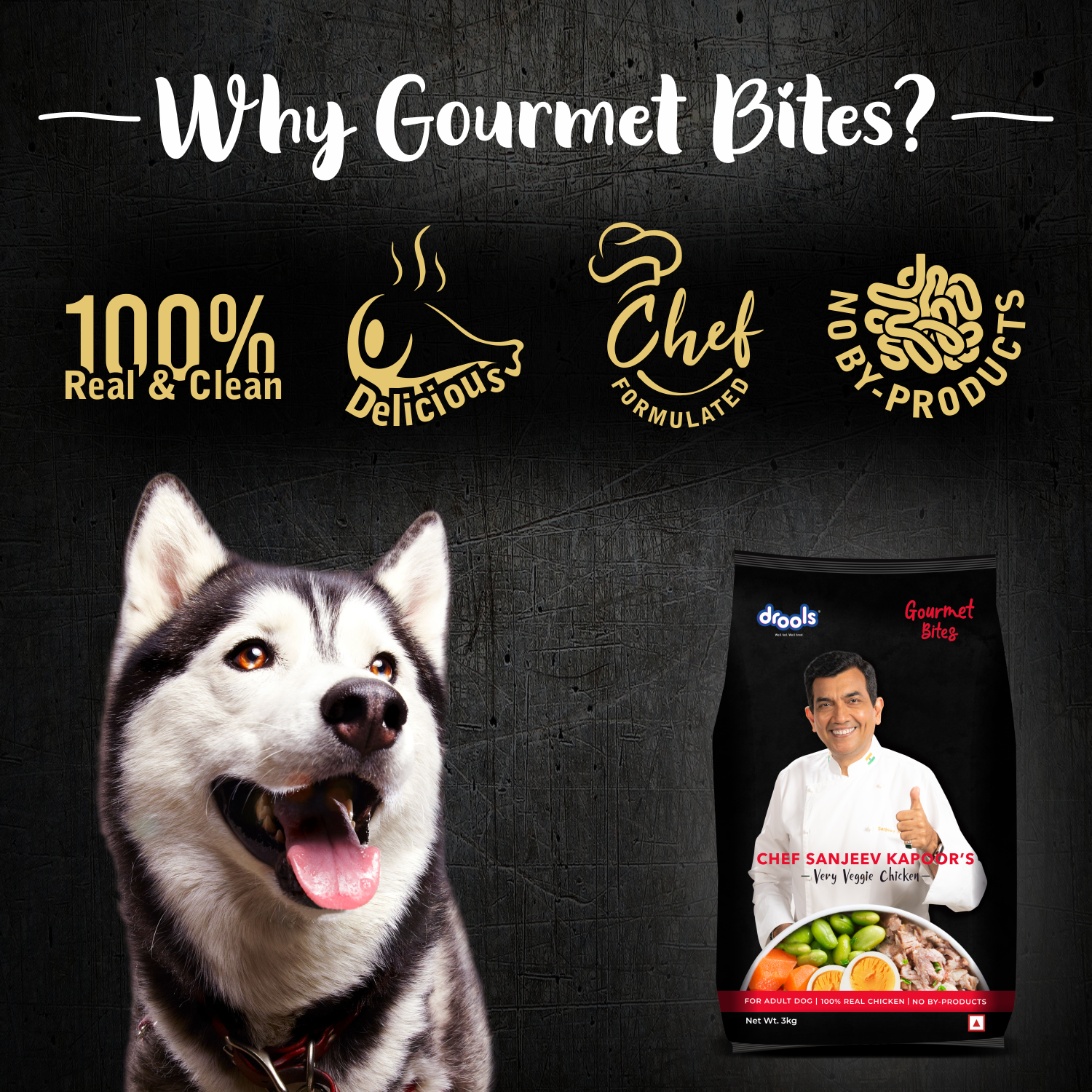 Drools Gourmet Bites Chef Sanjeev Kapoor&