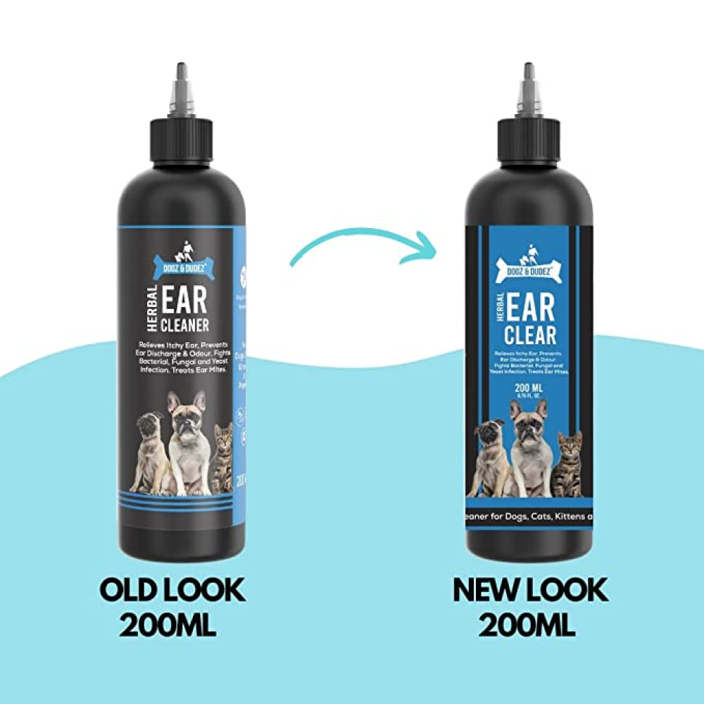 DOGZ & DUDEZ Herbal Ear Cleaner for Pets