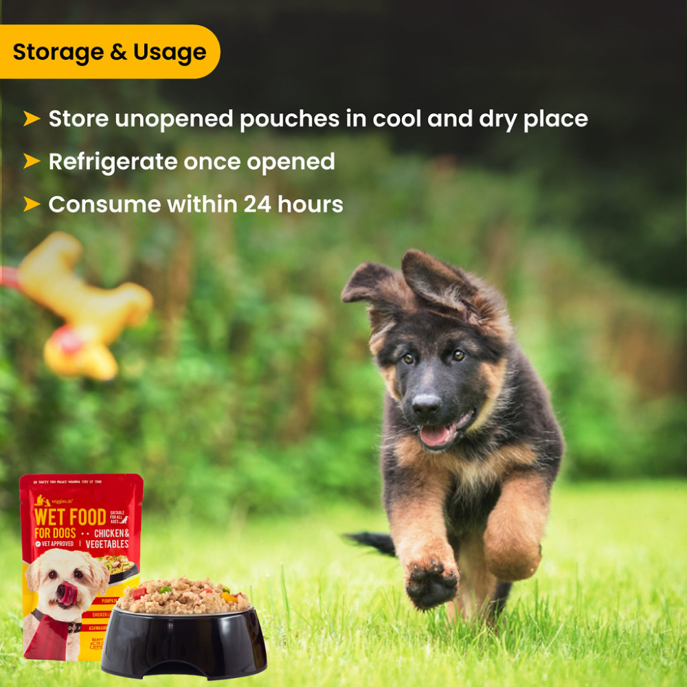 Wiggles Chicken & Vegetable Dog Wet Food