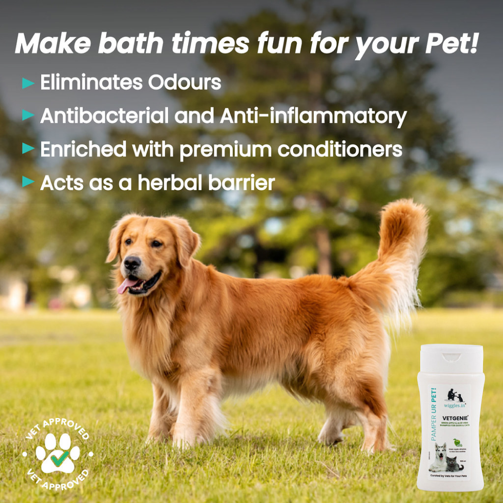 Wiggles VetGenie Bath Shampoo for Pets