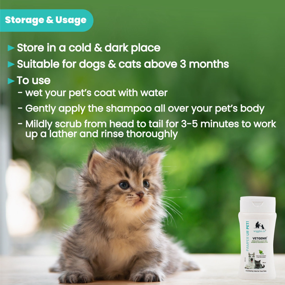 Wiggles VetGenie Bath Shampoo for Pets