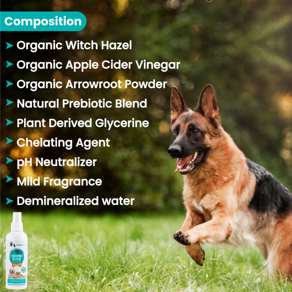 Wiggles Odopro Organic Perfume Spray Odor for Pets
