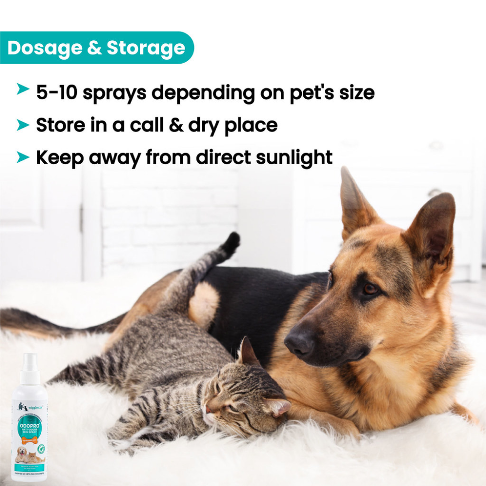 Wiggles Odopro Organic Perfume Spray Odor for Pets