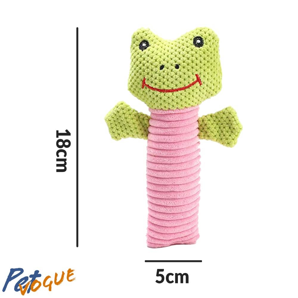 Pet Vogue Frog Shaped Plush Toy for Dogs