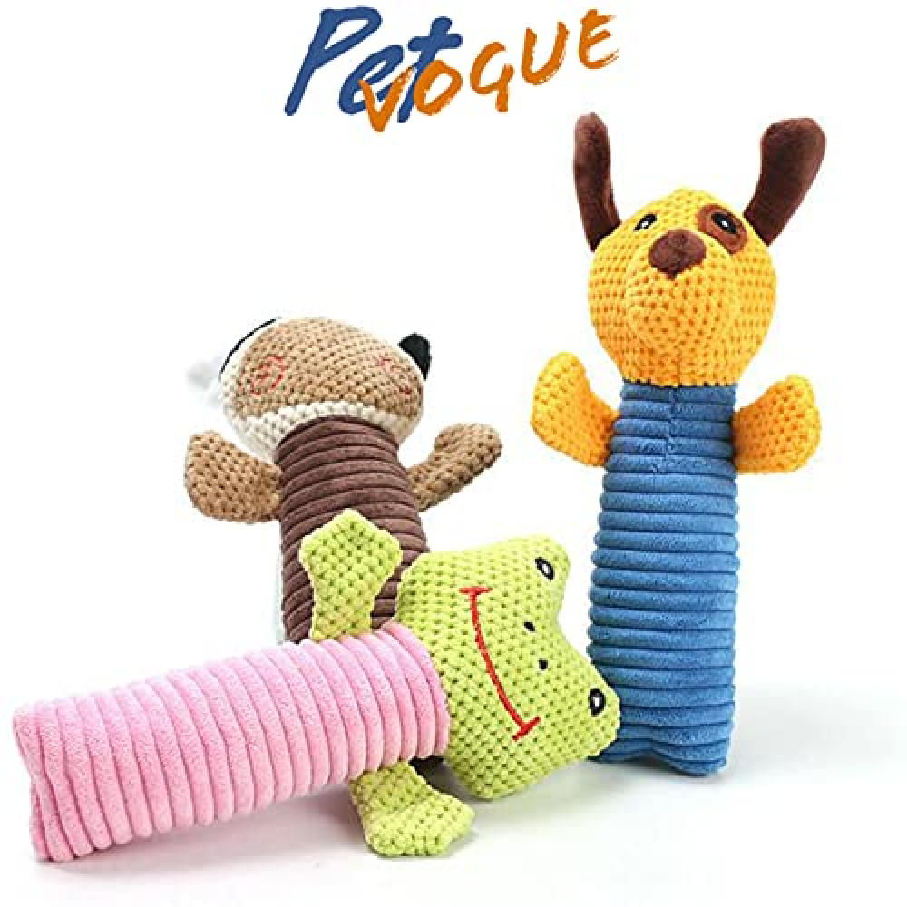 Pet Vogue Frog Shaped Plush Toy for Dogs
