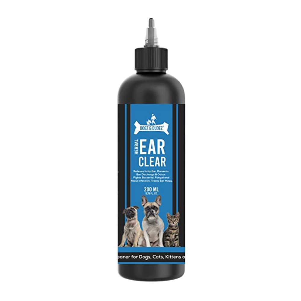 DOGZ & DUDEZ Herbal Ear Cleaner for Pets