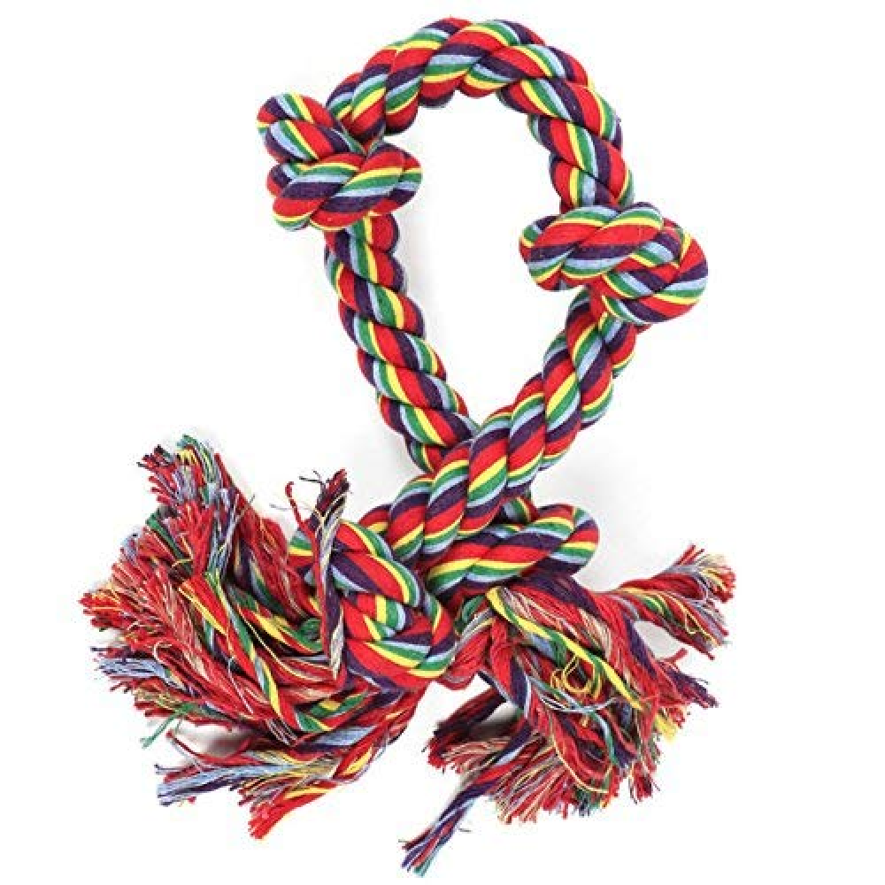 Kiki N Pooch 4 Knot Rope Toy for Dogs