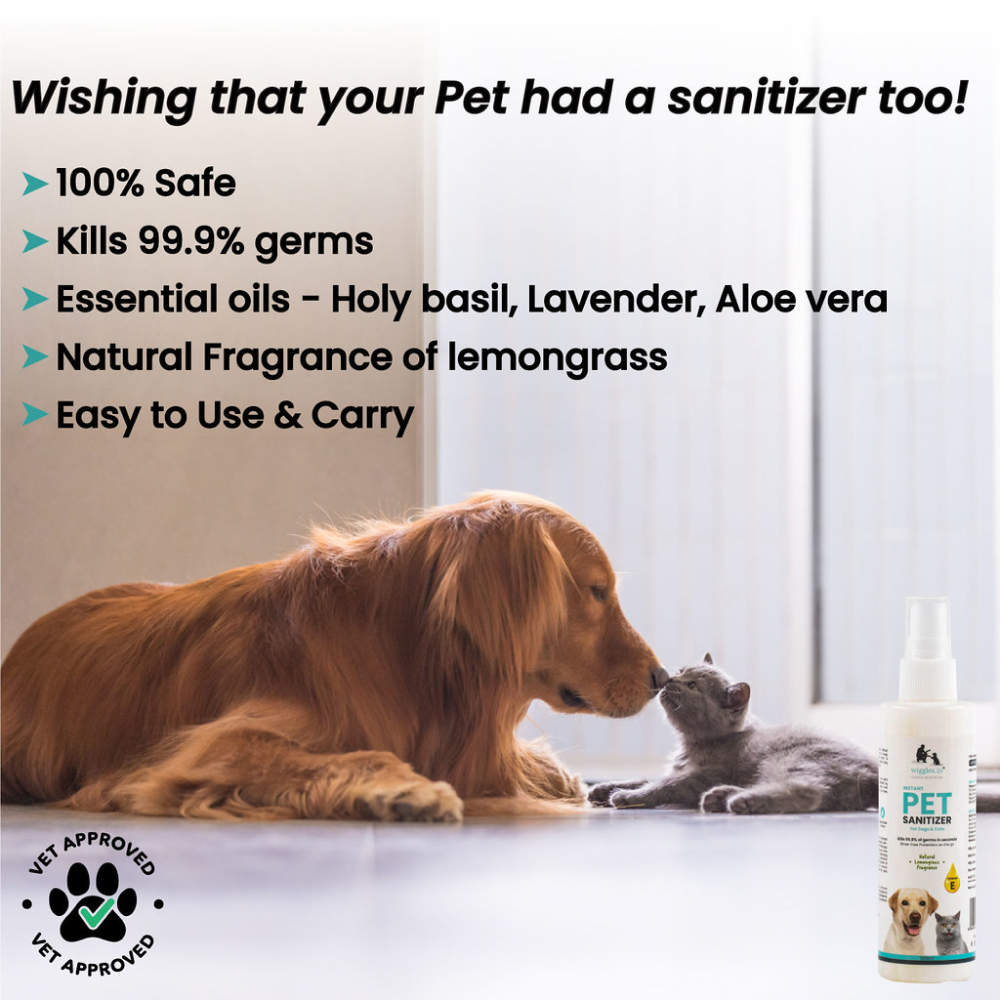 Wiggles Wiggles Pet Sanitizer Spray for Pets