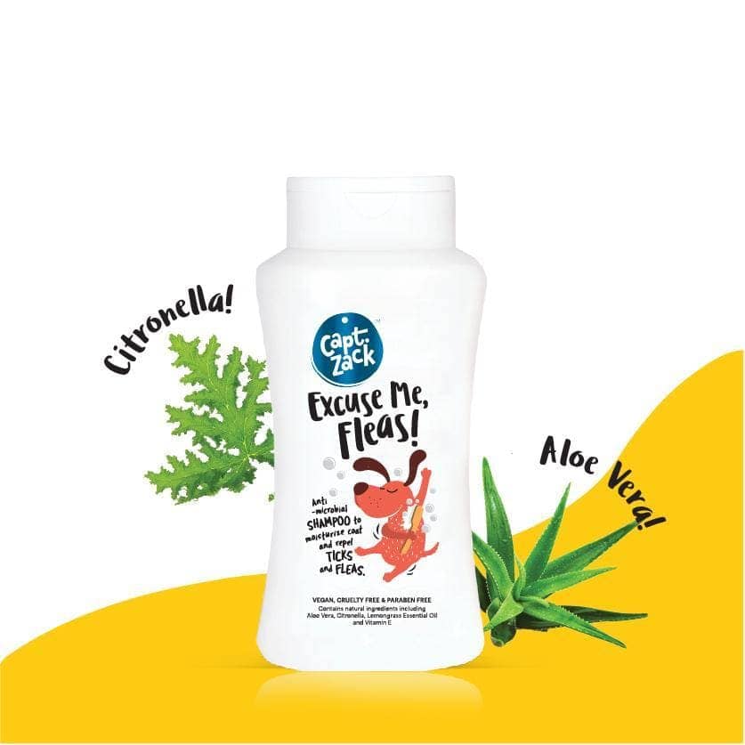 Captain Zack Excuse Me Fleas Shampoo for Dogs