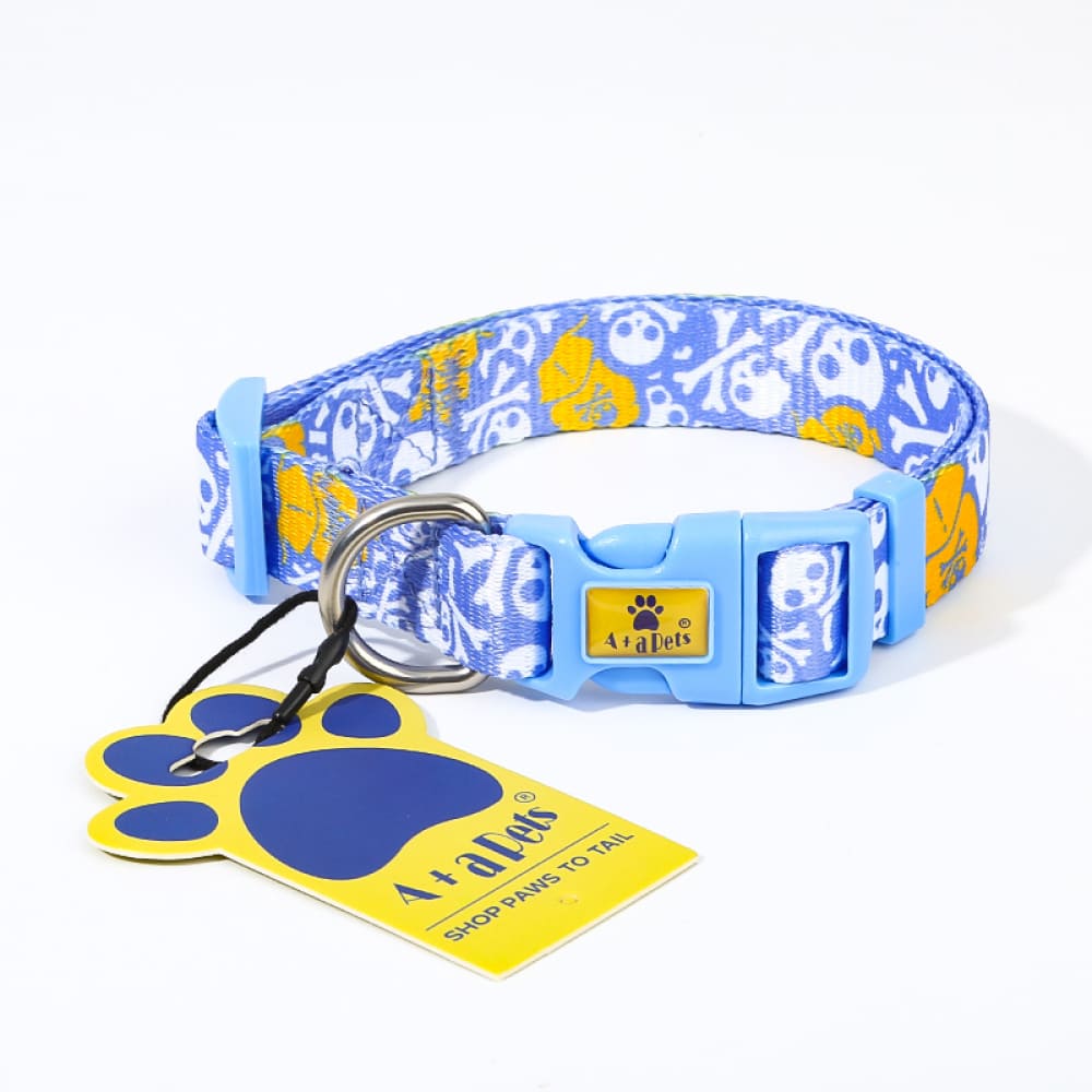 A Plus A Pets Skin Friendly Collar in Pirate Design for Pets
