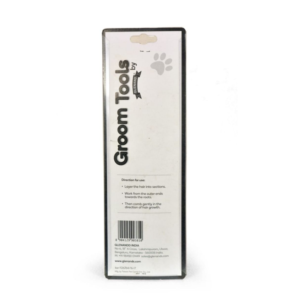 Glenand Double Side Fix Pin Handle Comb for Pets