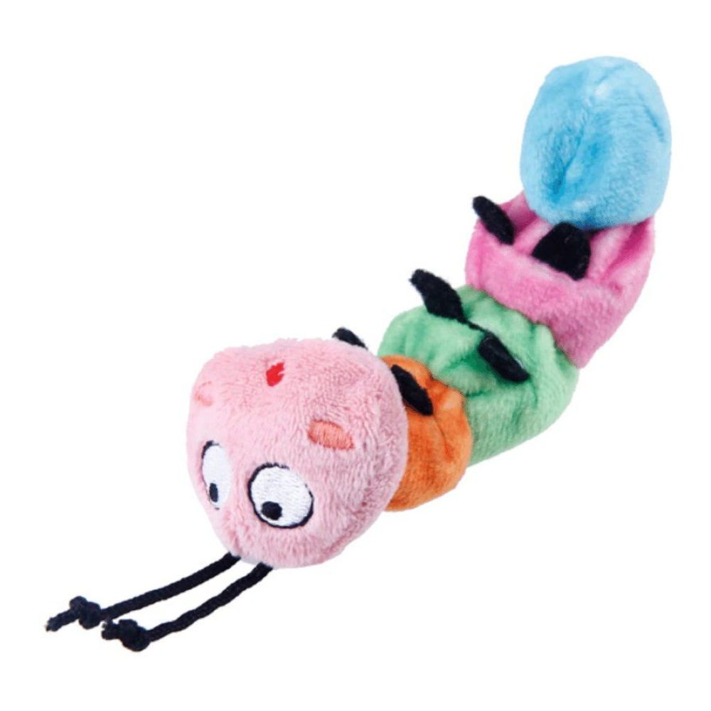 GiGwi Thirsty Catnip Caterpillar filled with 100% Organic Catnip Toy for Cats