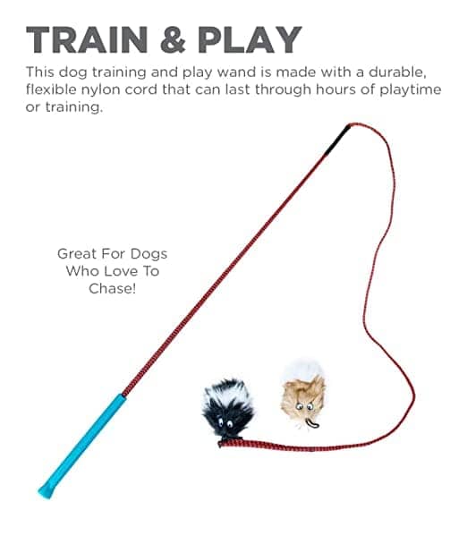 Outdoor Hound Tail Teaser with Refill Interactive Dog Toy