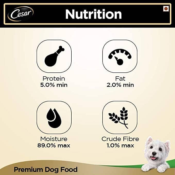 Cesar Lamb & Vegetables Adult Dog Wet Food