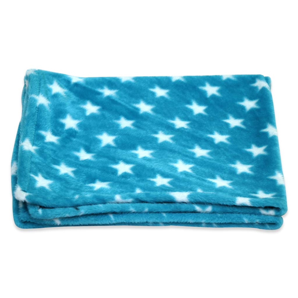 Hiputee Premium Ultra Soft Blanket for Pets (Blue Star)