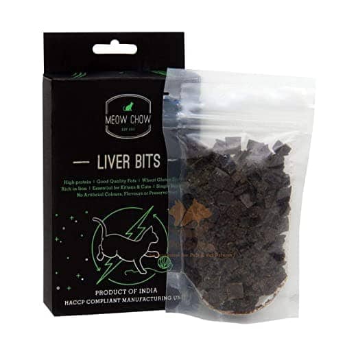 Doggie Dabbas Meow Chow Liver Bits Cat Treats
