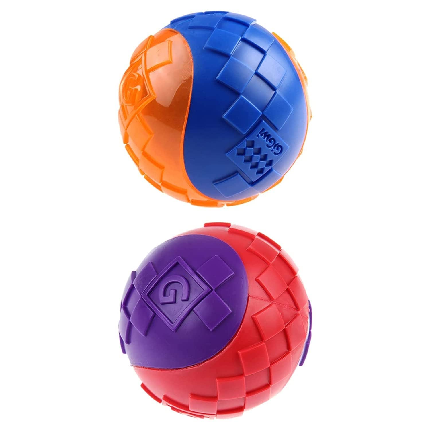 GiGwi Ball Squeaker Toy for Dogs (Pack of 2)