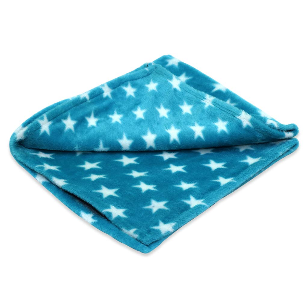 Hiputee Premium Ultra Soft Blanket for Pets (Blue Star)