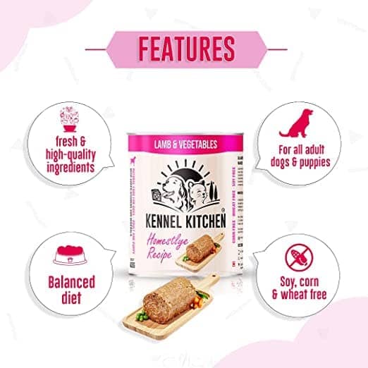 Kennel Kitchen Lamb and Vegetables Adult All Breeds Wet Dog Food