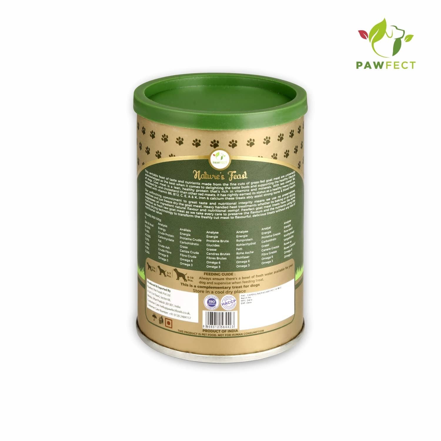 Pawfect Natures Feast Goat Meat Dog Treats
