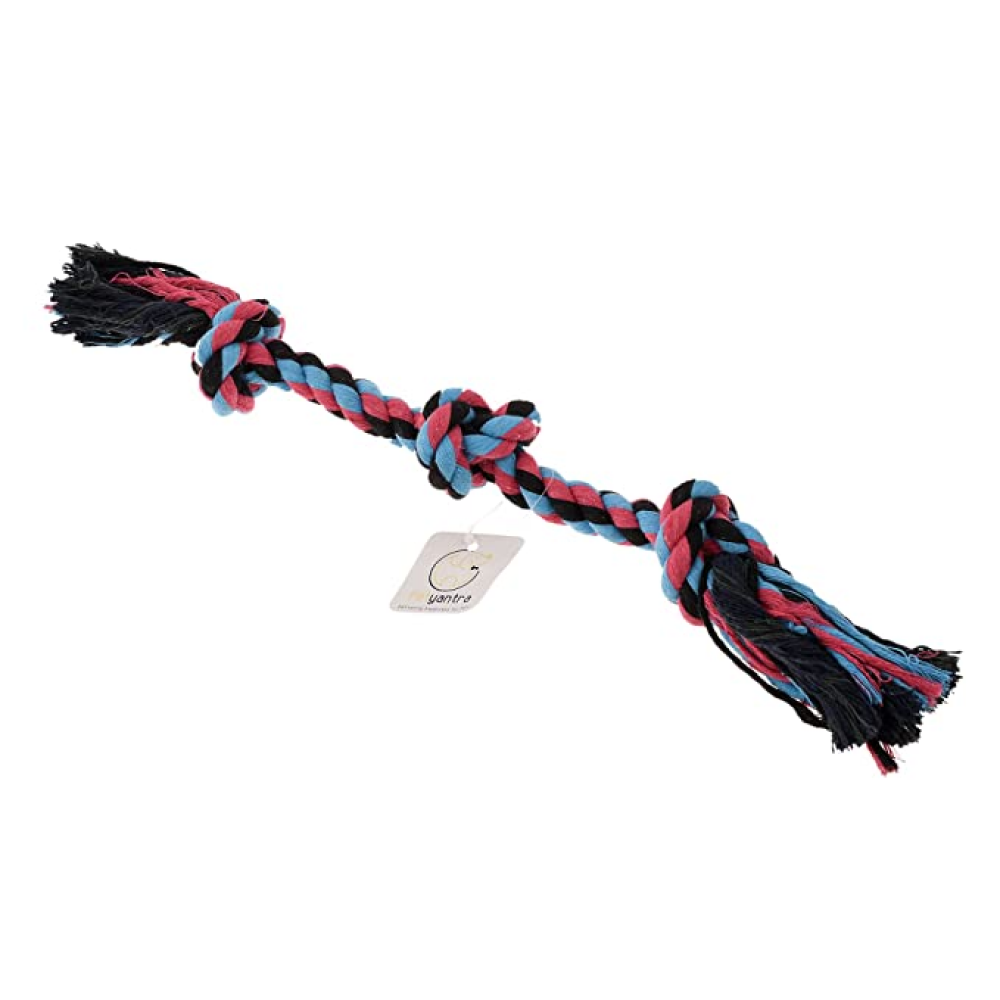 Kiki N Pooch 3 Knot Rope Toy for Dogs
