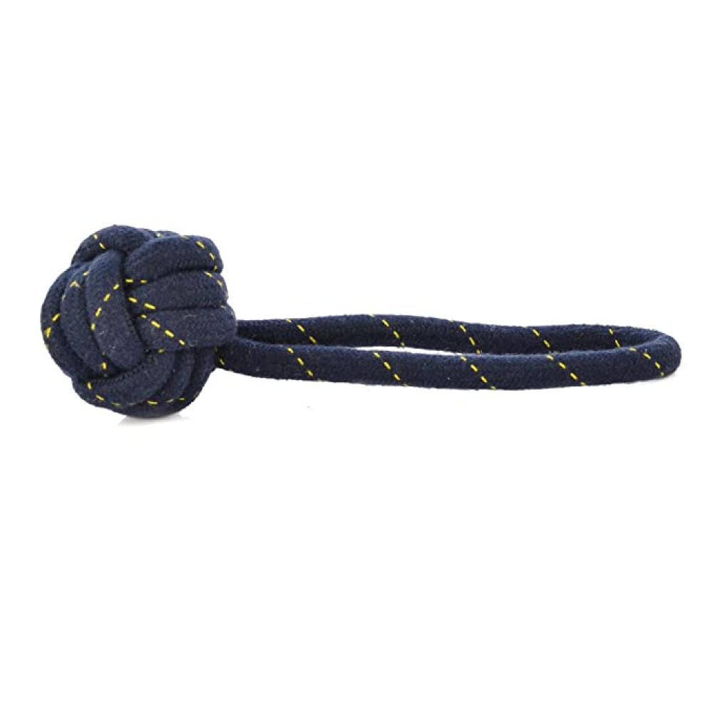 Kiki N Pooch Rope Handle Ball Toy for Pets