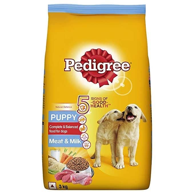 Pedigree Meat & Milk Puppy Dry Food (3kg)