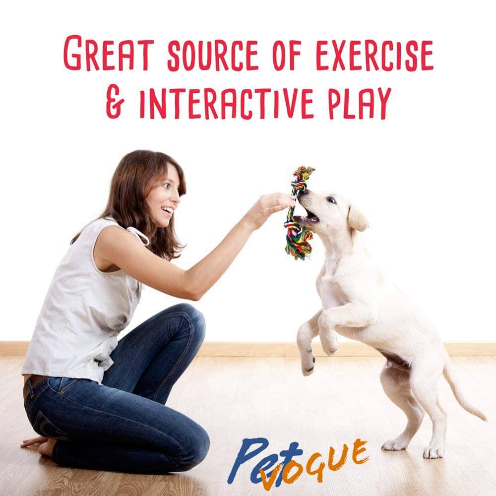 Pet Vogue Braided Rope Toy for Dogs (Assorted)