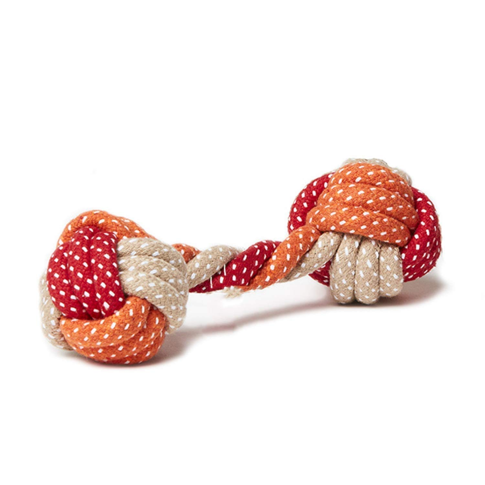 Kiki N Pooch Chew Rope Squeaky Teething Toy for Dogs