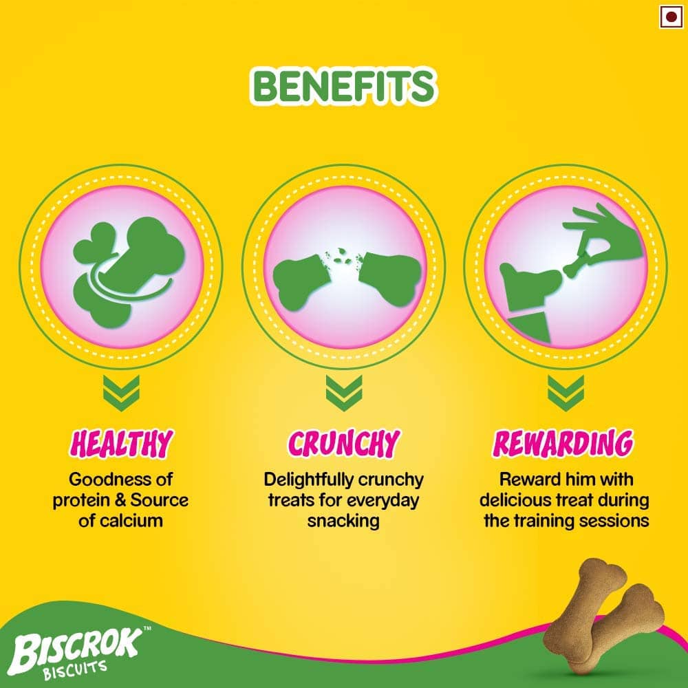 Pedigree Milk & Chicken Flavour Biscrok Dog Treats Sample