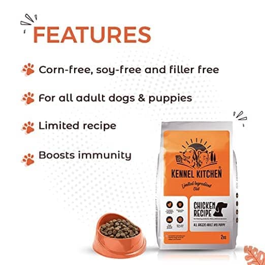 Kennel Kitchen Chicken Recipe Dog Dry Food for Adults & Puppies