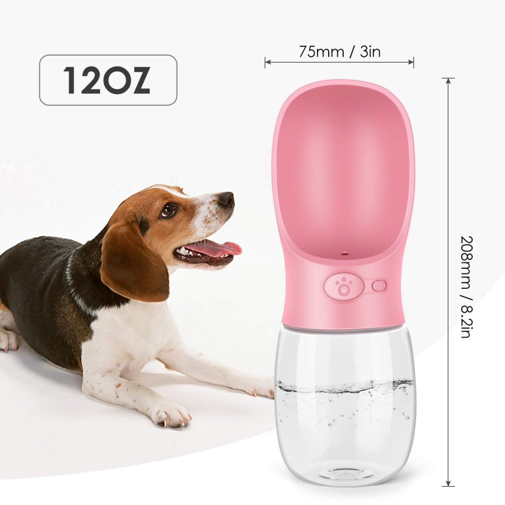 Kiki N Pooch Pink Bottle for Pets