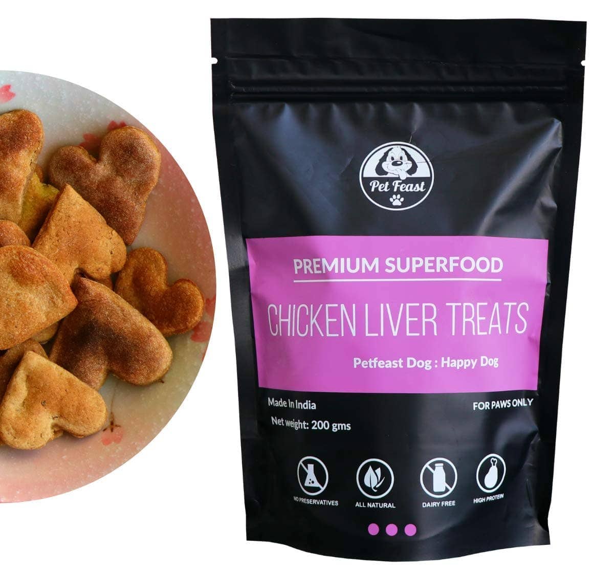 Pet Feast Chicken Liver Dog Treats