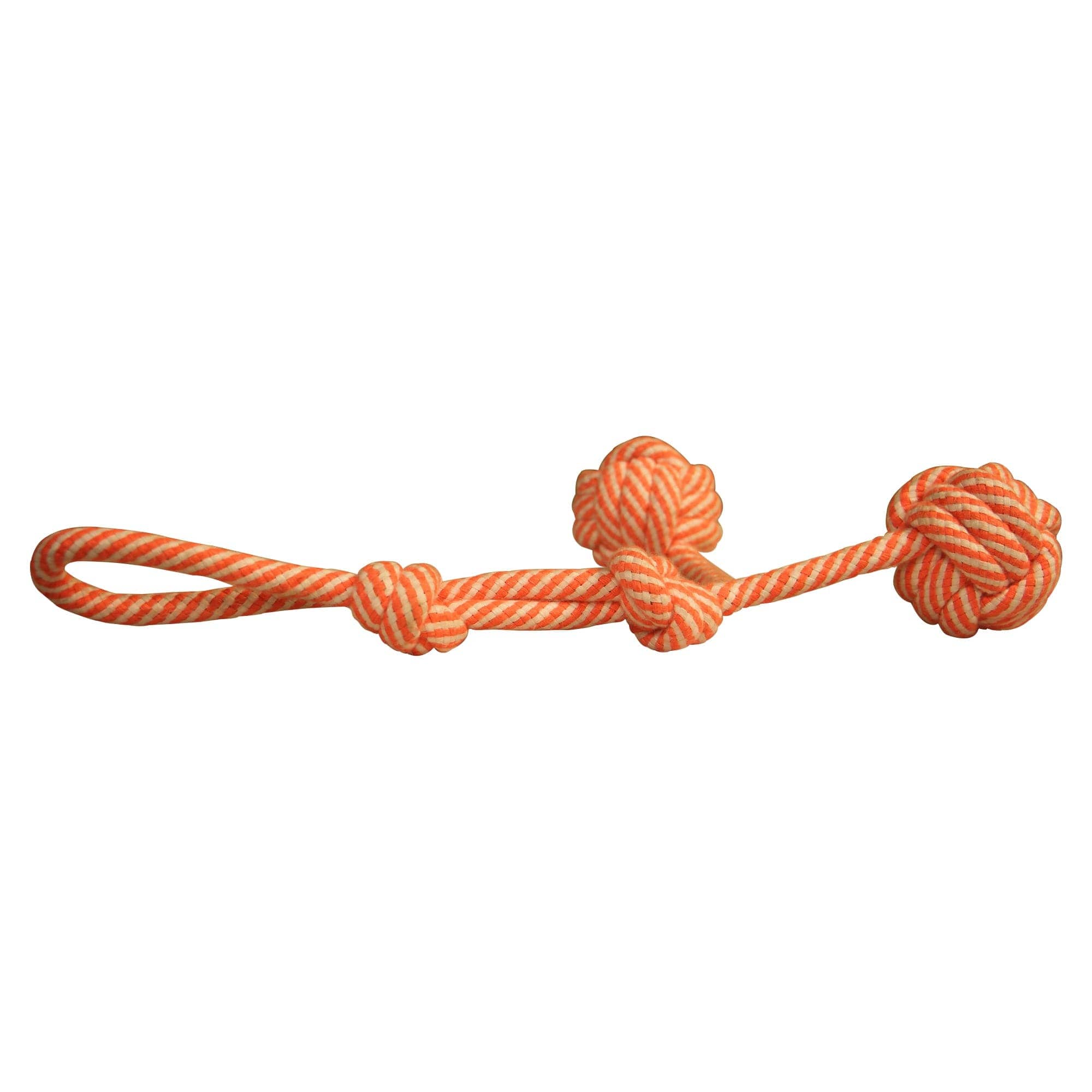 Hiputee Knotted Durable Handle Geetha Teething Rope Toy for Dogs (Assorted)