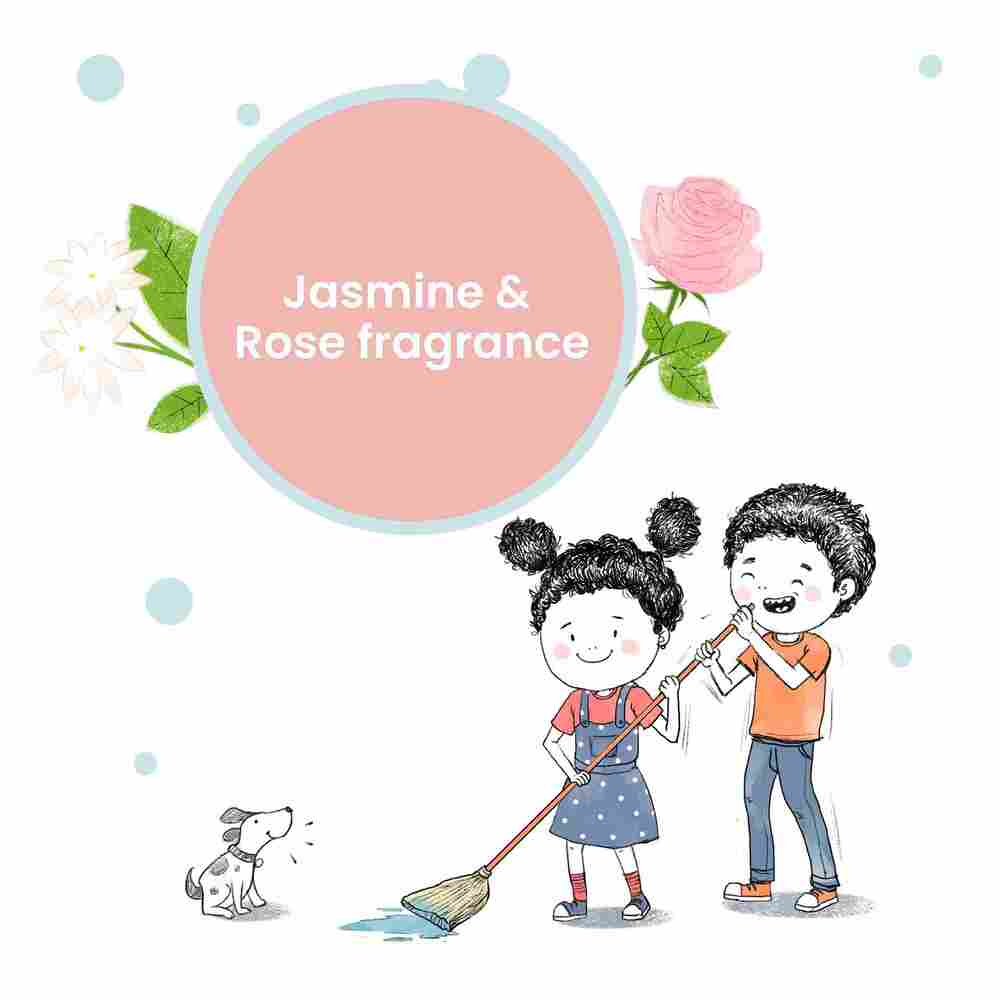Koparo Natural Floor Cleaner Jasmine and Rose Fragrance (Pet Safe)