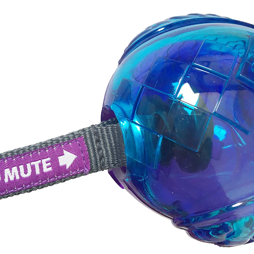 GiGwi Push To Mute Owl Chew Toy for Dogs (Purple/Blue)