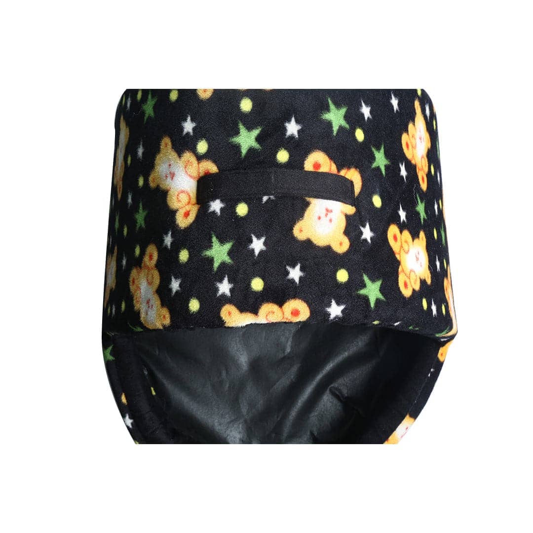 Hiputee Soft Velvet Baby Printed Cave House for Pets