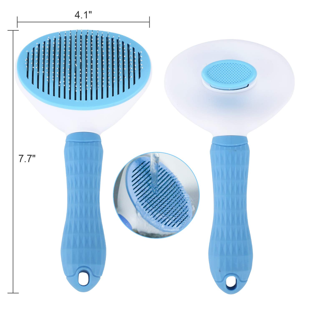 Kiki N Pooch Thick Bristle Slicker Brush for Pets (3 Style)