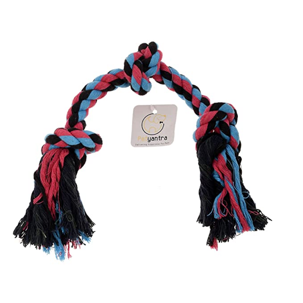 Kiki N Pooch 3 Knot Rope Toy for Dogs