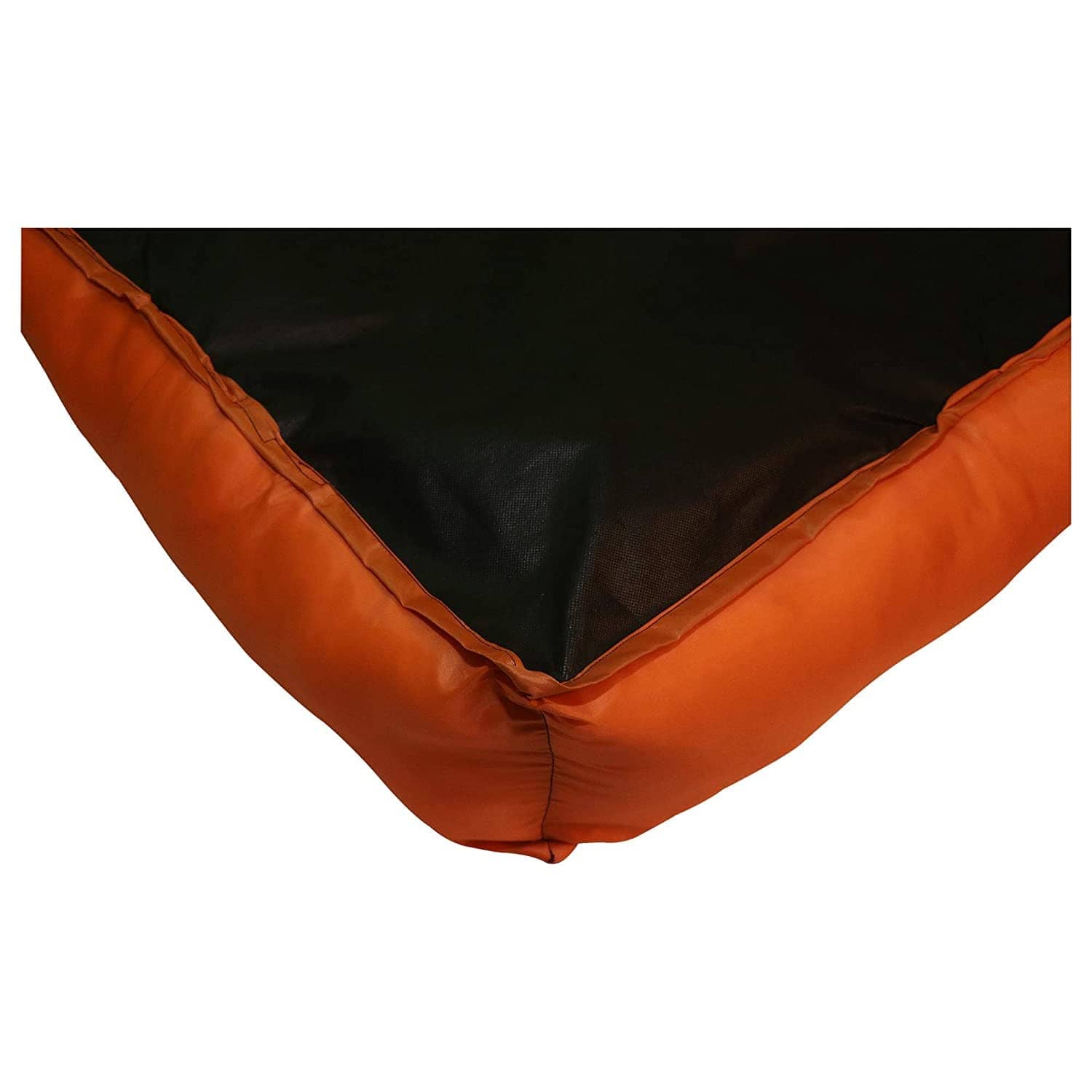 Hiputee Premium Waterproof Reversible Washable Bed for Pets (Orange-Brown)