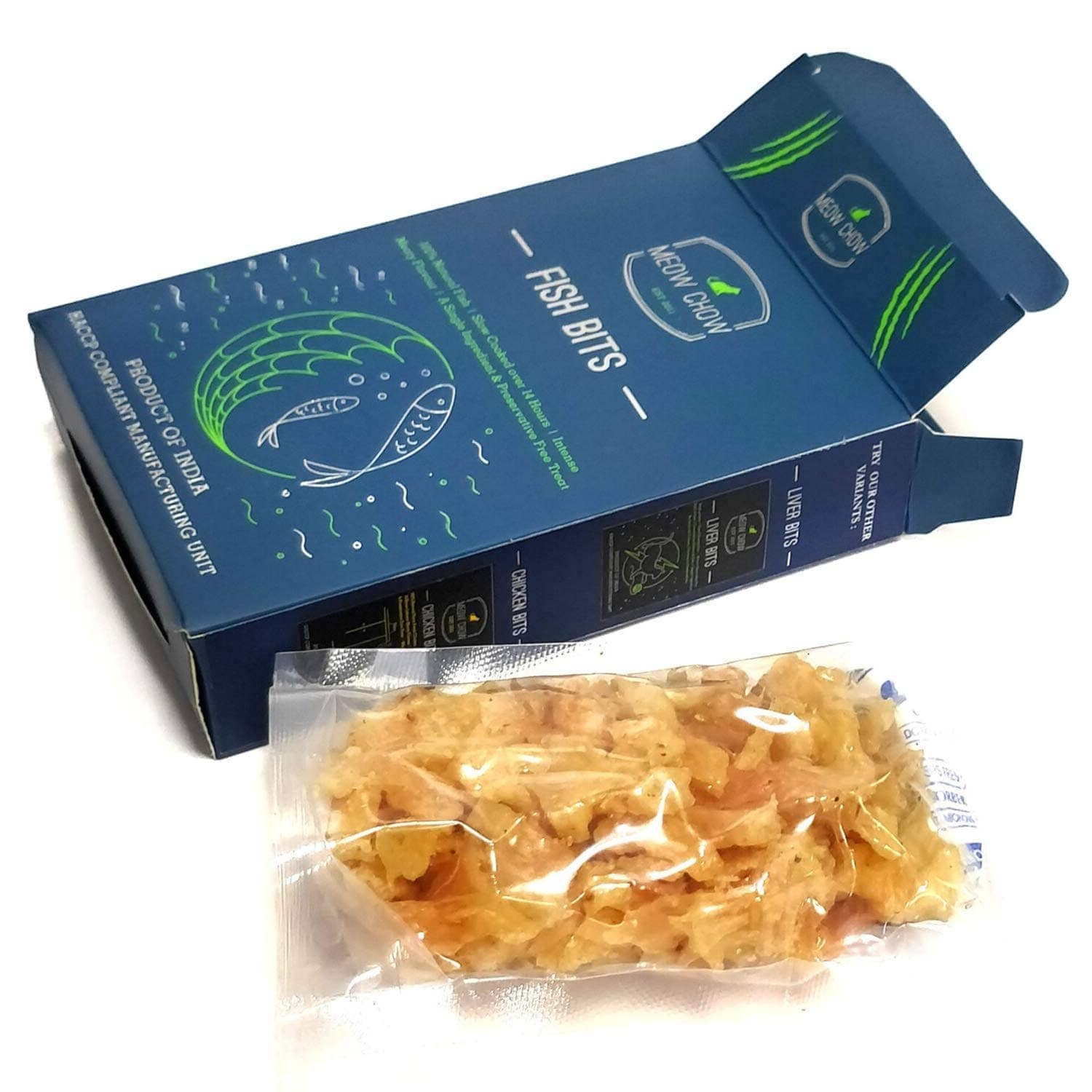 Doggie Dabbas Meow Chow Fish Bits Cat Treats