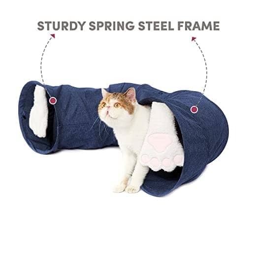 Fofos Catboy Tunnel Half Donut for Cats (Blue)