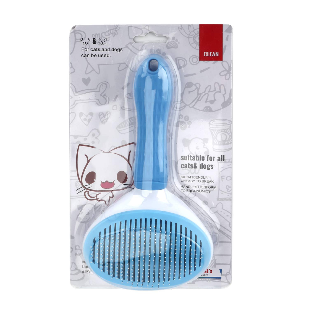 Kiki N Pooch Thick Bristle Slicker Brush for Pets (3 Style)