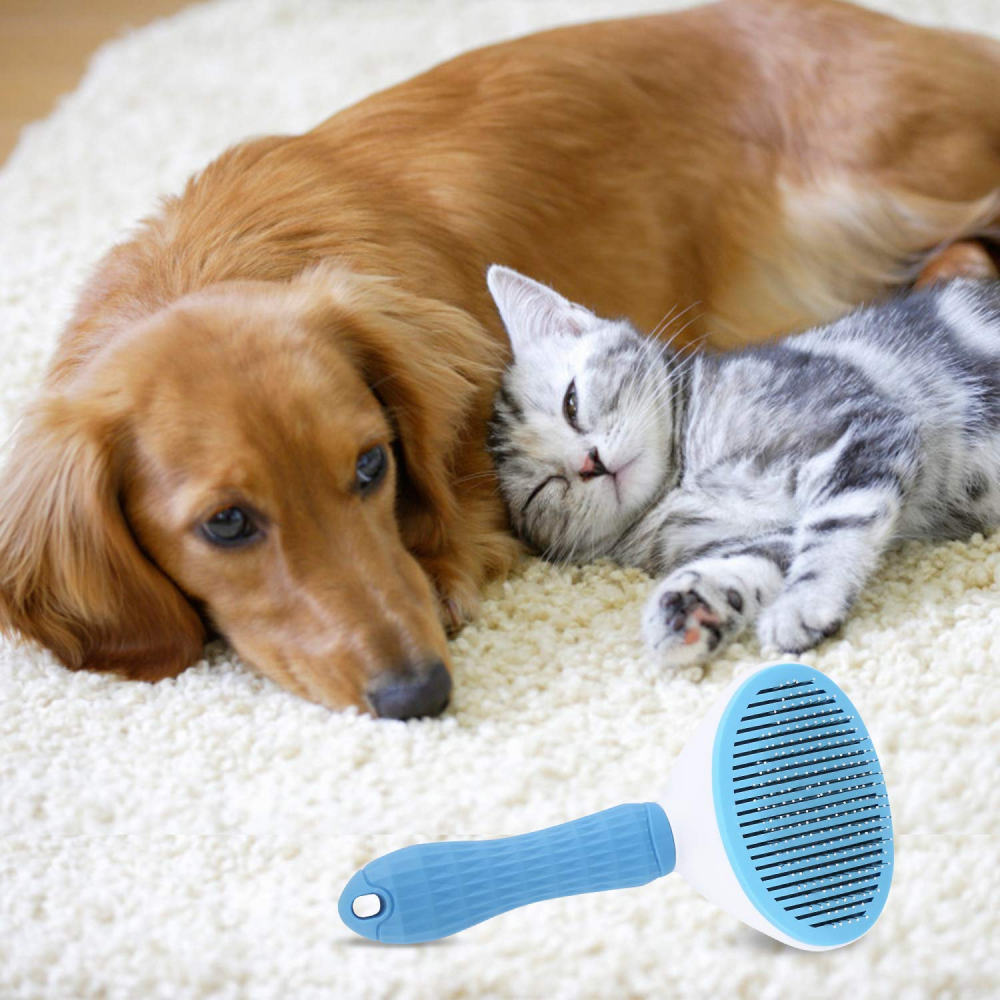Kiki N Pooch Thick Bristle Slicker Brush for Pets (3 Style)