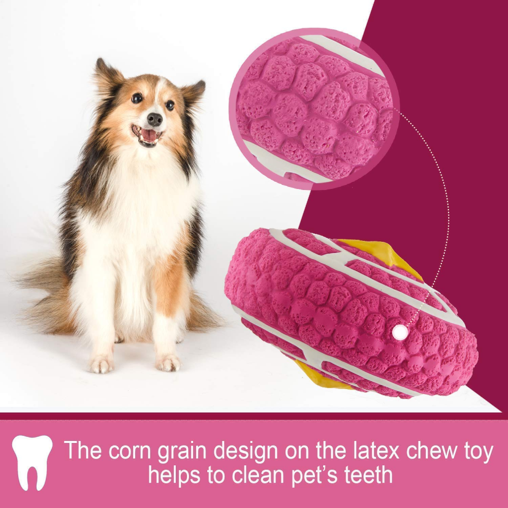 Kiki N Pooch Latex Pie Toy for Dogs